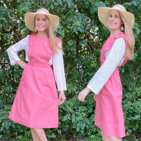 nursing pinafore dress